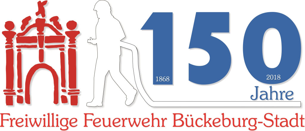 150 Jahre Freiwillige Feuerwehr Bückeburg-Stadt : Logo zum Jubiläumsjahr