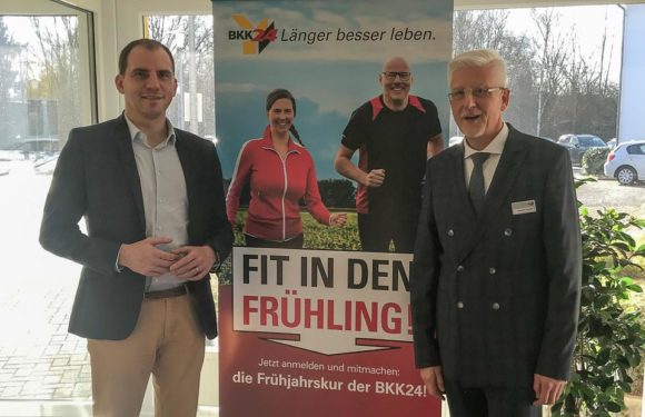 Maik Beermann zu Besuch bei der BKK24 in Obernkirchen