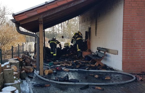 Gebäudebrand in Meinsen: Großeinsatz der Feuerwehr