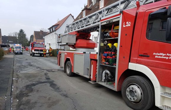 Bückeburg: Feuerwehr bei Küchenbrand im Einsatz