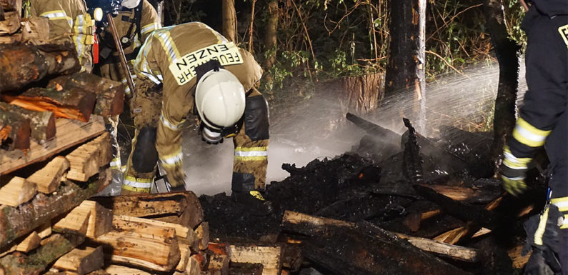 Schnelles Eingreifen der Feuerwehr verhindert Waldbrand