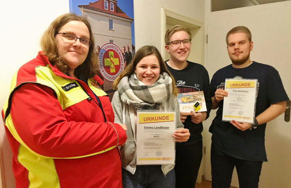 Fleiß und Preis: Samariter aus Bückeburg leisten 4.000 Stunden ehrenamtliche Arbeit