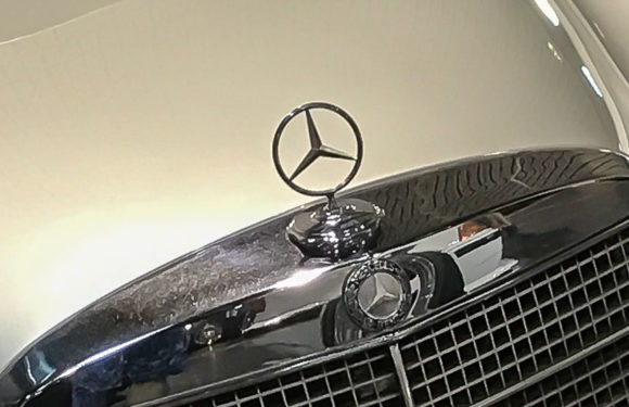 Dieb hat es auf Mercedes-Sterne abgesehen