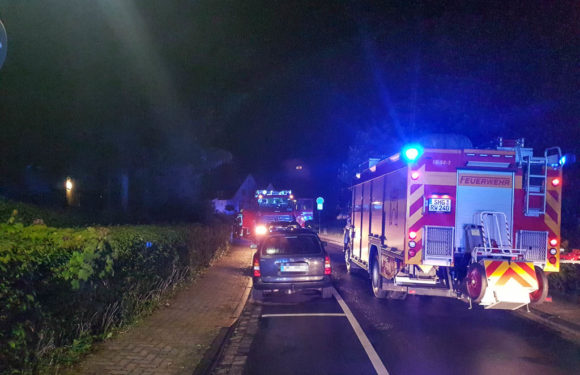 „Bauerngut“ und Schillerstraße: Doppelter Einsatz für die Feuerwehr Bückeburg