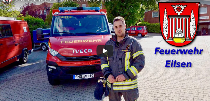 Video: Neues Einsatzfahrzeug der Feuerwehr Ahnsen vorgestellt