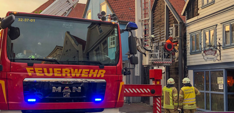 Stadthagen: Feuerwehralarm in der Innenstadt