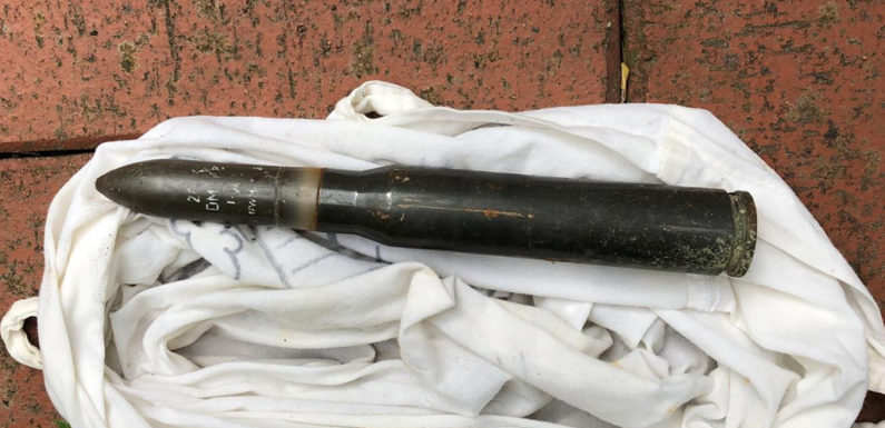 Munition am Mittellandkanal gefunden