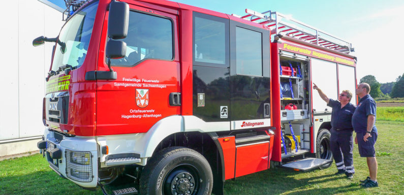 Neues Tanklöschfahrzeug für die Feuerwehr Hagenburg/Altenhagen