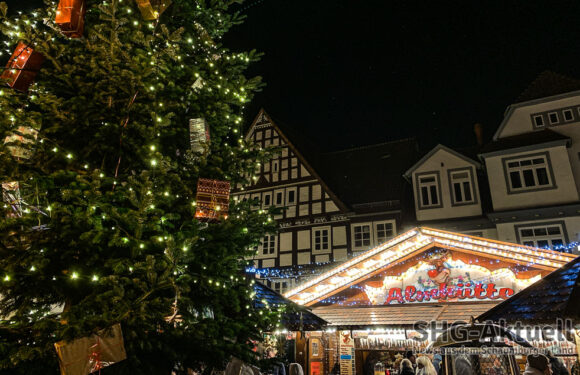 Stadthagen bereitet den Weihnachtsmarkt vor