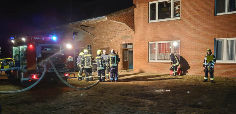 Wölpinghausen: Schornsteinbrand verläuft glimpflich