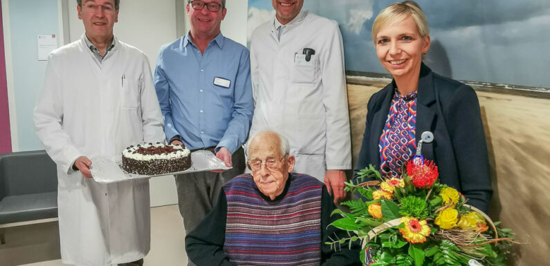 100 Jahre: Patient feiert runden Geburtstag im Klinikum