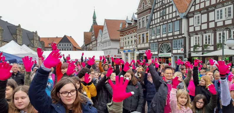 One Billion Rising: Stadthagen tanzt „pink“ gegen Gewalt