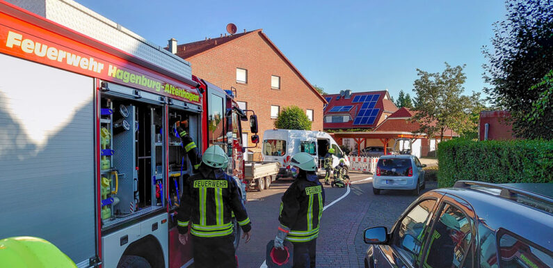 Hagenburg: Gasleitung bei Arbeiten beschädigt