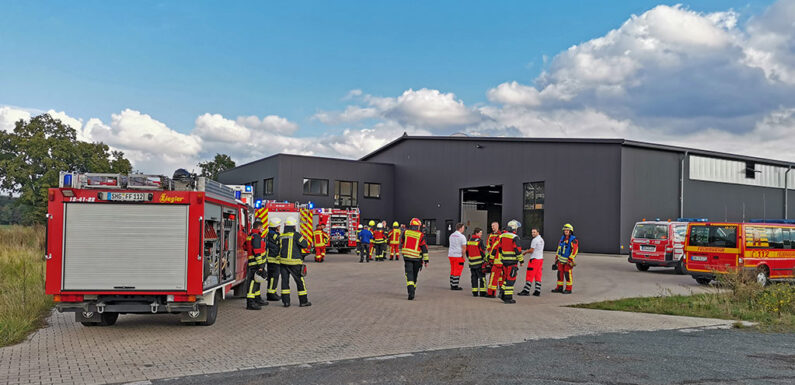 Schwelbrand löst Feuerwehreinsatz bei Pinta in Bückeburg aus