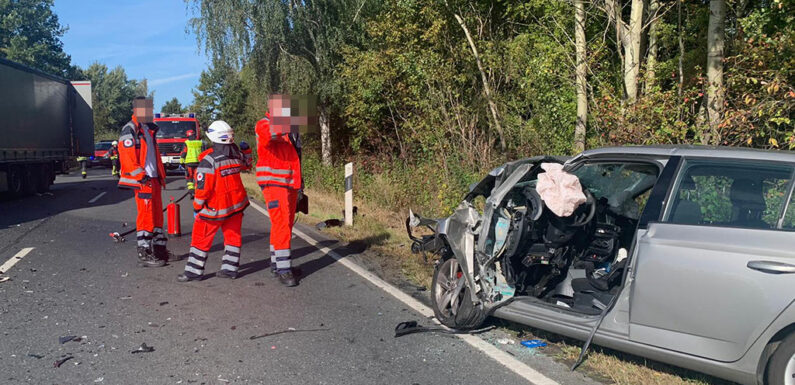 B83 bei Bückeburg nach tödlichem Verkehrsunfall stundenlang gesperrt