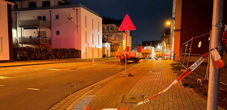 Bückeburg: Sperrung der Obertorstraße nach Wasserrohrbruch