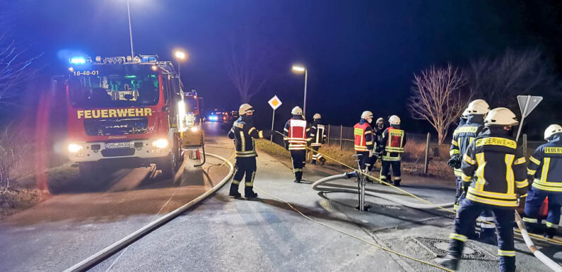 Feuerwehreinsatz wegen Rauchentwicklung in Hohnhorst