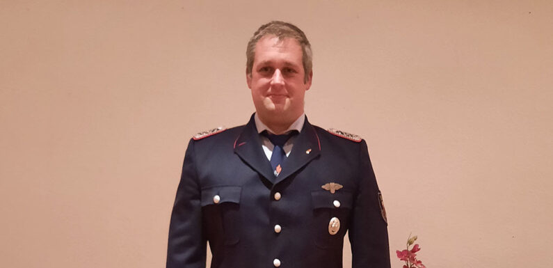André Davidovic wird neuer stellvertretender Ortsbrandmeister der Feuerwehr Röcke