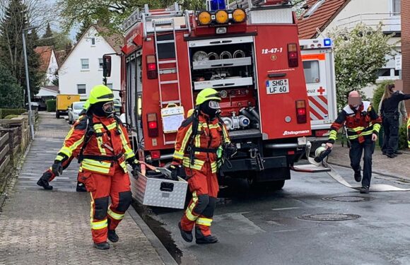 Küchenbrand löst Feuerwehreinsatz in Bückeburg aus