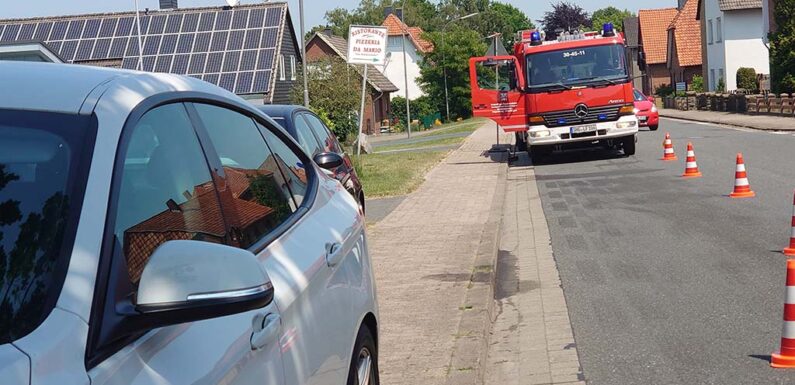 Hagenburg: Defektes Fahrzeug sorgt für Feuerwehreinsatz