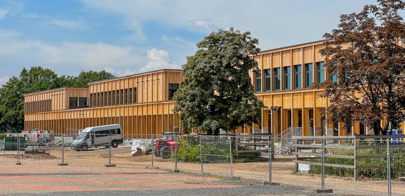 IGS-Neubau in Rinteln: Corona verzögert Fertigstellung