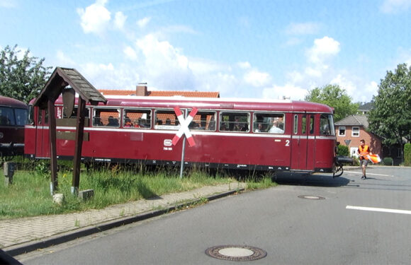 Mit dem Schienenbus von Rinteln nach Obernkirchen und zurück