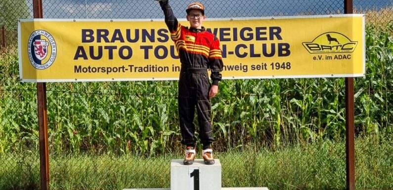 Nevio Ilias Schulz wird Klassensieger der ADAC Kartslalom Meisterschaft
