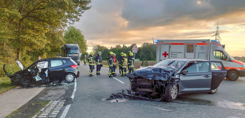 Vier Verletzte bei Verkehrsunfall zwischen Sachsenhagen und Lindhorst