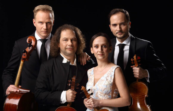 Konzert im Bückeburger Rathaussaal: Karol Szymanowski Quartett und Nico Benadie