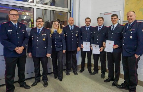 Feuerwehr Enzen: Jahreshauptversammlung im kleinsten Kreis