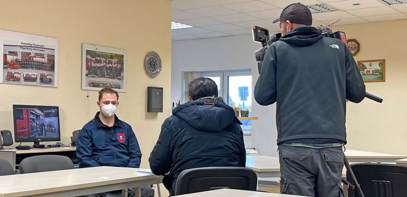 Feuerwehr in der Pandemie: RTL Nord dreht TV-Beitrag in Schaumburg