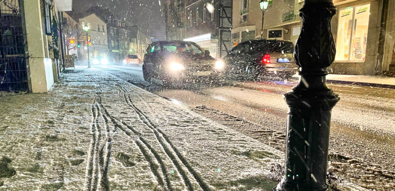 Polizei Bückeburg meldet mehrere Unfälle wegen Schnee und Glätte