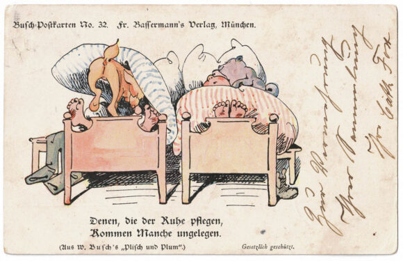 Postkartengeschichten mit Wilhelm Busch: Führung der Kuratorin durch die Sonderausstellung