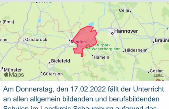 Landkreis Schaumburg: Schulausfall am 17. Februar wegen Sturm