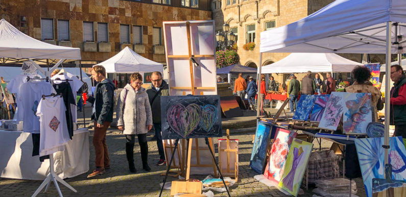 Kunst unter freiem Himmel: „OpenArt“ startet wieder am 20. März auf dem Bückeburger Marktplatz
