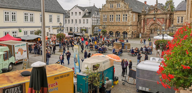 Am Sonntag in Bückeburg: Streetfood, Shoppen und Kunstmarkt „Open Art“