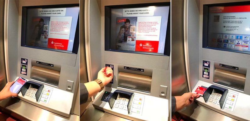 Sparkasse Schaumburg: Mit dem Smartphone kontaktlos am Automaten Geld abheben