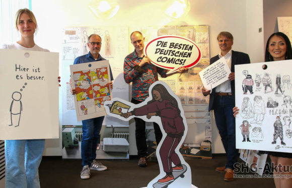 Ausstellung „Die besten deutschen Comics“ in Stadthagen: Comic-Werkstatt zieht in historisches Gebäude