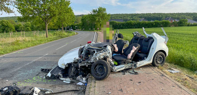 Bückeburg: Frontal-Unfall bei Bergdorf, vier Schwerverletzte