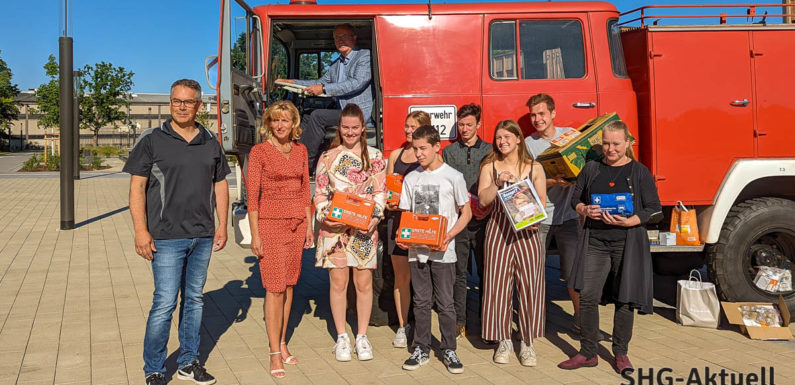 Rinteln: Schülervertretung organisiert Spenden / Feuerwehrwehrzeug aus Privatbesitz für Ukraine