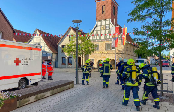 Räucherofen sorgt für Großeinsatz der Feuerwehren in Sachsenhagen