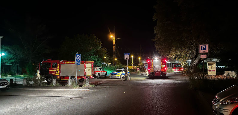 Stadthagen: Nächtlicher Einsatz für die Feuerwehr am Bahnhof
