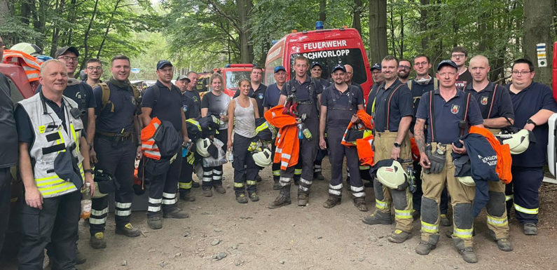 Einsatz in Sachsen: Feuerwehrkräfte aus Schaumburg mehrere Tage bei Waldbrandbekämpfung im Einsatz