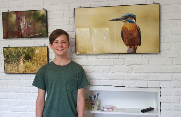 13-jähriger Fotograf zeigt besondere Ausstellung beim NABU in Obernkirchen