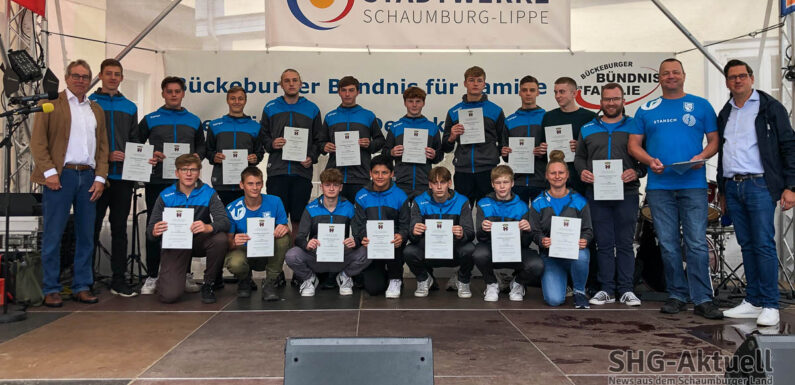 Besondere Leistungen wertschätzen: Stadt Bückeburg ehrt Sportler im Rahmen des Familientages