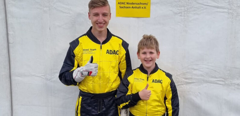 Marlo Leander und Timo, zwei SMC-Fahrer, starteten für den ADAC Niedersachsen/Sachsen-Anhalt