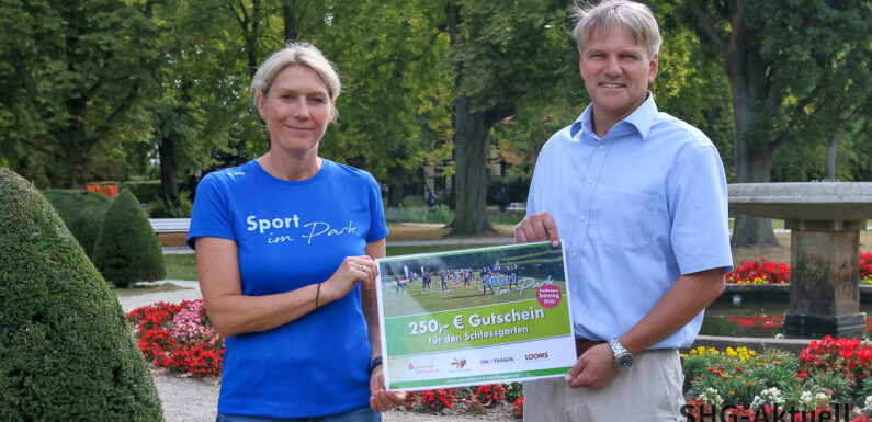Stadthagen profitiert doppelt: Sport im Park führt zu Spende für Schlossgarten