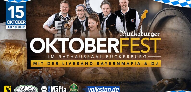 O‘ zapft is!: Oktoberfest mit Wiesn-Gaudi im Ratskeller Bückeburg
