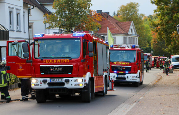Gasleitung beschädigt: Feuerwehreinsatz in Bad Eilsen