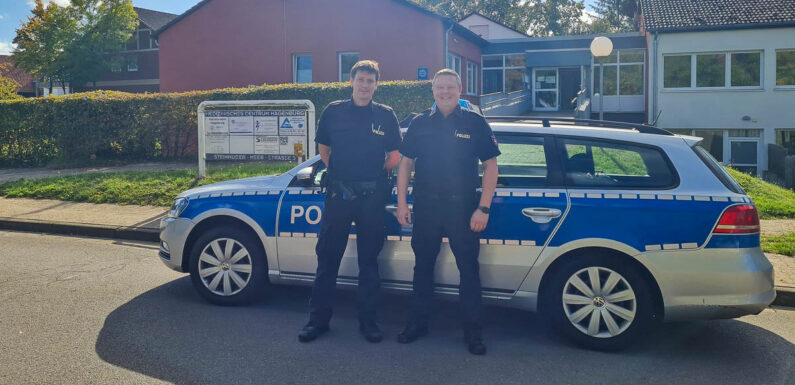 Das neue Team der Polizeistation Hagenburg stellt sich vor